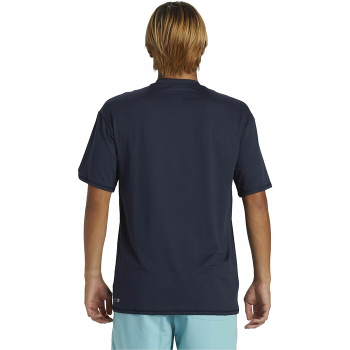 2024 Quiksilver Menn Everyday Surf UV50 Kortermet Surfe T-skjorte AQYWR03135 - Dark Navy